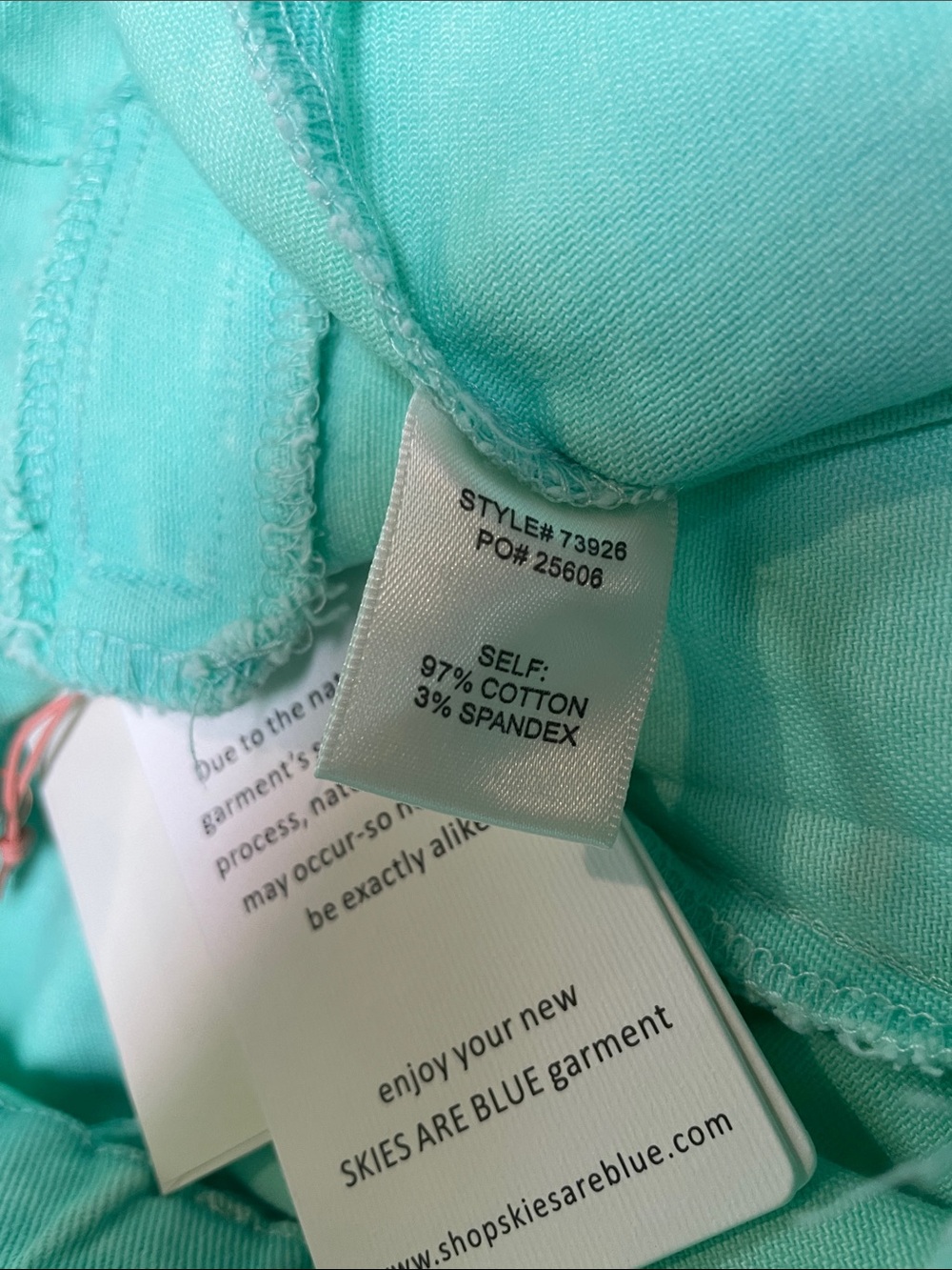 Skies Are Blue Mint High-Waist Paperbag Shorts Size M | NWT - Picture 8 of 9